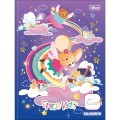 Foto ilustrativa Caderno de Caligrafia Brochura Capa Dura Spice Kids Feminino 40 Folhas