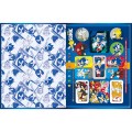 Foto ilustrativa Caderno de Caligrafia Brochura Capa Dura Universitário Sonic 40 Folhas