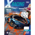 Foto ilustrativa Caderno de Caligrafia Brochura Capa Dura X-Racing 40 Folhas