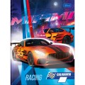 Foto ilustrativa Caderno de Caligrafia Brochura Capa Dura X-Racing 40 Folhas