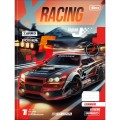 Foto ilustrativa Caderno de Caligrafia Brochura Capa Dura X-Racing 40 Folhas