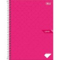 Foto ilustrativa Caderno de Caligrafia Espiral Capa Dura Universitário Lunix 80 Folhas