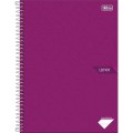 Foto ilustrativa Caderno de Caligrafia Espiral Capa Dura Universitário Lunix 80 Folhas
