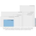 Foto ilustrativa Caderno de Caligrafia Horizontal Brochura 1/4 Capa Dura Spice Kids 40 Folhas