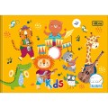 Foto ilustrativa Caderno de Caligrafia Horizontal Brochura Capa Dura Kids 40 Folhas