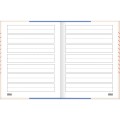 Foto ilustrativa Caderno de Caligrafia Pauta Ampliada Brochura Capa Dura Tilibra Neuro 40 Folhas