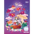 Foto ilustrativa Caderno de Caligrafia Pauta Azul Brochura Capa Dura Spice Kids 40 Folhas