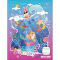 Foto ilustrativa Caderno de Caligrafia Pauta Verde Brochura Capa Dura Spice Kids 40 Folhas