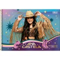 Foto ilustrativa Caderno de Cartografia e Desenho Espiral Capa Dura Ana Castela 80 Folhas