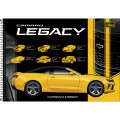 Foto ilustrativa Caderno de Cartografia e Desenho Espiral Capa Dura Camaro e Corvette 80 Folhas