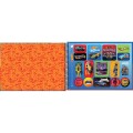 Foto ilustrativa Caderno de Cartografia e Desenho Espiral Capa Dura Hot Wheels 80 Folhas