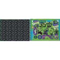 Foto ilustrativa Caderno de Cartografia e Desenho Espiral Capa Dura Hulk 80 Folhas