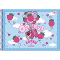 Foto ilustrativa Caderno de Cartografia e Desenho Espiral Capa Dura Lotso 80 Folhas