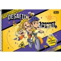 Foto ilustrativa Caderno de Cartografia e Desenho Espiral Capa Dura Natan Por Aí 80 Folhas