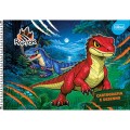 Foto ilustrativa Caderno de Cartografia e Desenho Espiral Capa Dura Raptor 80 Folhas