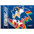 Foto ilustrativa Caderno de Cartografia e Desenho Espiral Capa Dura Sonic 80 Folhas