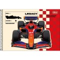 Foto ilustrativa Caderno de Cartografia e Desenho Espiral Capa Dura Speed 80 Folhas