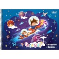 Foto ilustrativa Caderno de Cartografia e Desenho Espiral Capa Dura Spice Kids Masculino 48 Folhas