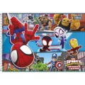 Foto ilustrativa Caderno de Cartografia e Desenho Espiral Capa Dura Spidey 80 Folhas