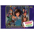 Foto ilustrativa Caderno de Cartografia e Desenho Espiral Capa Dura Stranger Things: Histórias de 85 80 Folhas