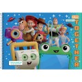 Foto ilustrativa Caderno de Cartografia e Desenho Espiral Capa Dura Toy Story 80 Folhas
