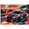 Foto ilustrativa Caderno de Cartografia e Desenho Espiral Capa Dura X-Racing 80 Folhas