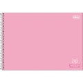 Foto ilustrativa Caderno de Cartografia e Desenho Espiral Capa Dura Zip Colors 80 Folhas