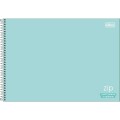Foto ilustrativa Caderno de Cartografia e Desenho Espiral Capa Dura Zip Colors 80 Folhas