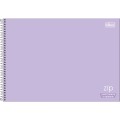 Foto ilustrativa Caderno de Cartografia e Desenho Espiral Capa Dura Zip Colors 80 Folhas