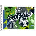 Foto ilustrativa Caderno de Cartografia e Desenho Espiral Capa Flexível D+ 96 Folhas