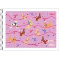 Foto ilustrativa Caderno de Cartografia e Desenho Espiral Capa Flexível Zoom+ 48 Folhas