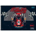 Foto ilustrativa Caderno de Cartografia e Desenho Milimetrado Espiral Capa Dura Zoom+ Masculino 96 Folhas