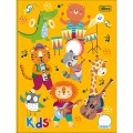 Foto ilustrativa Caderno de Linguagem Brochura Capa Dura KIds 40 Folhas