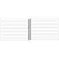 Foto ilustrativa Caderno de Música Espiral Capa Flexível Pequeno Tilibra 48 Folhas