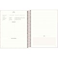 Foto ilustrativa Caderno de Receitas Espiral Capa Dura Soho 90 Gramas 80 Folhas