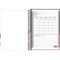 Foto ilustrativa Caderno Espiral Capa Dura 1/4 Bloom 80 Folhas