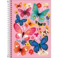 Foto ilustrativa Caderno Espiral Capa Dura 1/4 Bloom 80 Folhas