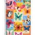 Foto ilustrativa Caderno Espiral Capa Dura 1/4 Bloom 80 Folhas