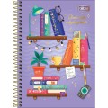 Foto ilustrativa Caderno Espiral Capa Dura 1/4 Bookland 80 folhas