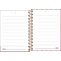 Foto ilustrativa Caderno Espiral Capa Dura 1/4 Brownie 80 folhas