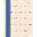 Foto ilustrativa Caderno Espiral Capa Dura 1/4 Brownie 80 folhas