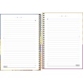 Foto ilustrativa Caderno Espiral Capa Dura 1/4 Capyclub 80 Folhas
