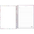 Foto ilustrativa Caderno Espiral Capa Dura 1/4 D+ Feminino 200 Folhas