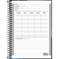 Foto ilustrativa Caderno Espiral Capa Dura 1/4 D+ Masculino 96 Folhas