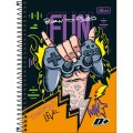 Foto ilustrativa Caderno Espiral Capa Dura 1/4 D+ Masculino 96 Folhas