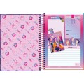 Foto ilustrativa Caderno Espiral Capa Dura 1/4 Guerreiras do K-Pop 80 Folhas