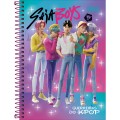 Foto ilustrativa Caderno Espiral Capa Dura 1/4 Guerreiras do K-Pop 80 Folhas
