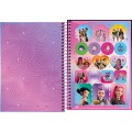 Foto ilustrativa Caderno Espiral Capa Dura 1/4 Guerreiras do KPop 80 Folhas