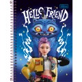 Foto ilustrativa Caderno Espiral Capa Dura 1/4 Guerreiras do KPop 80 Folhas