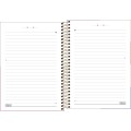 Foto ilustrativa Caderno Espiral Capa Dura 1/4 Happy 160 Folhas